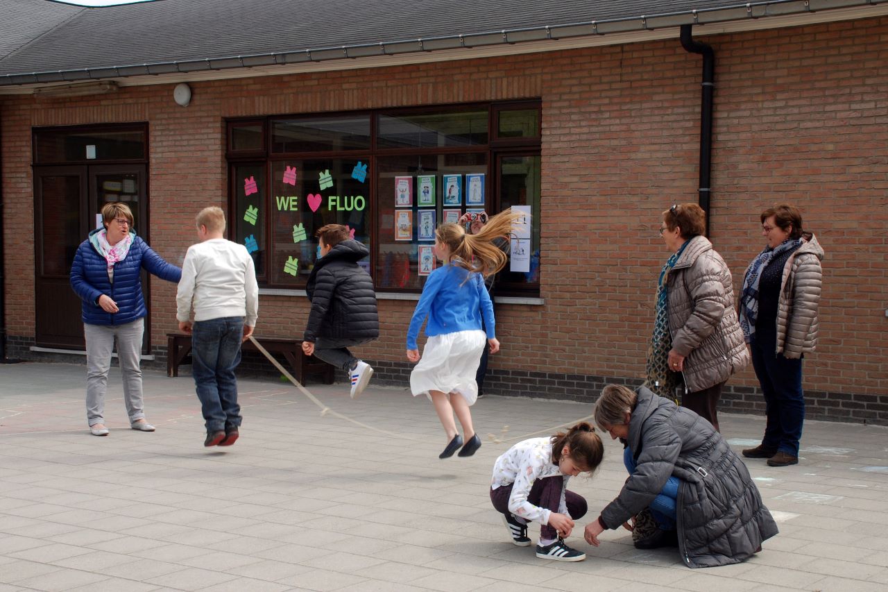 Grootoudernamiddag in het 3de leerjaar